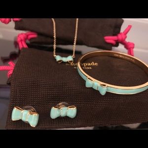 Kate Spade Tiffany Blue Bow Bracelet